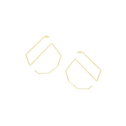 VARNIKA ARORA Elfin Golden Hoops