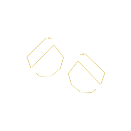 VARNIKA ARORA Elfin Golden Hoops