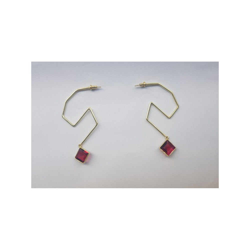 VARNIKA ARORA Austere Golden Earrings