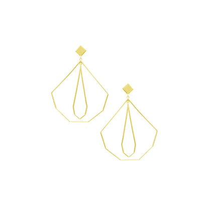 VARNIKA ARORA Lurch Golden Earrings