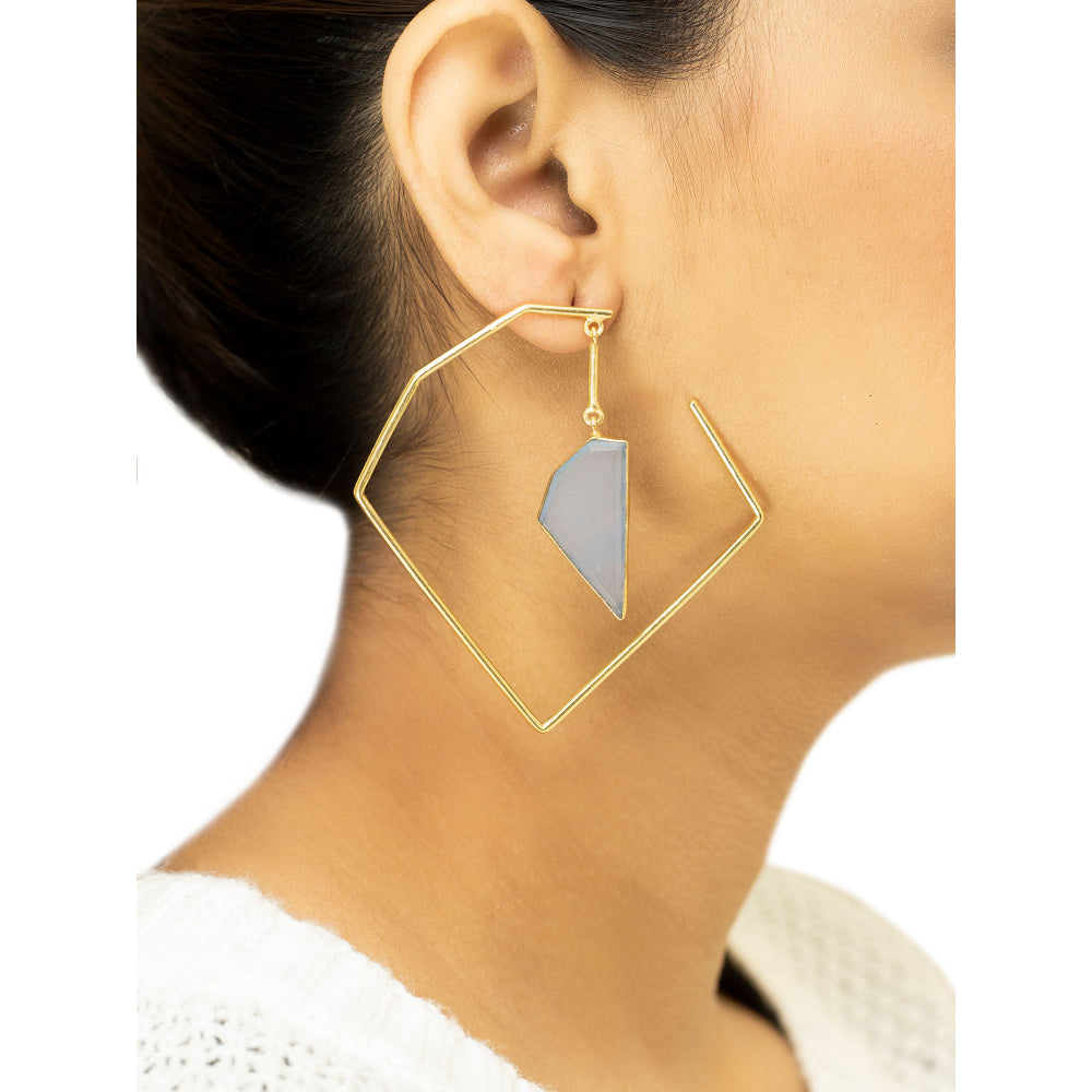 VARNIKA ARORA Lithe Golden Earrings