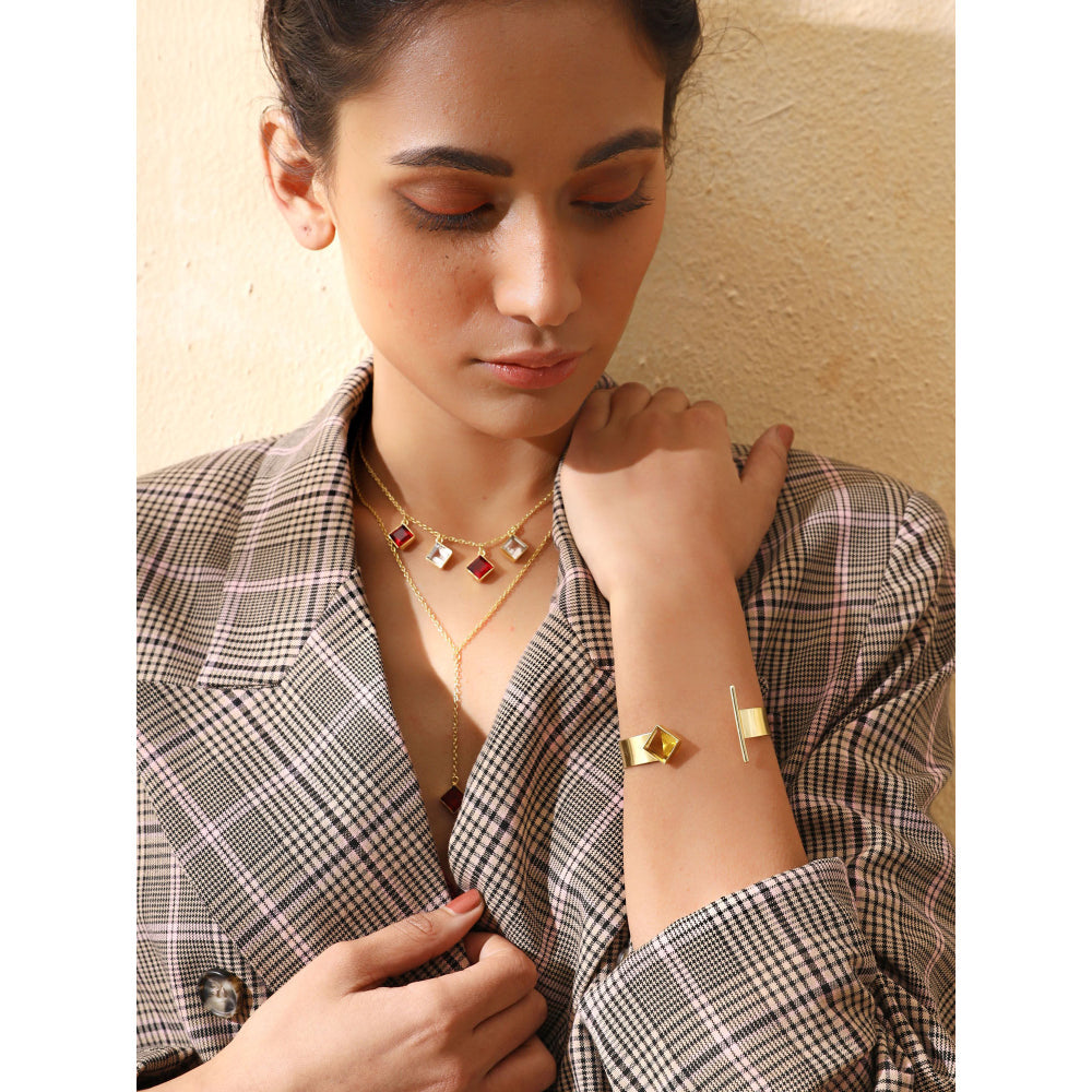 VARNIKA ARORA Enamor Golden Bracelet