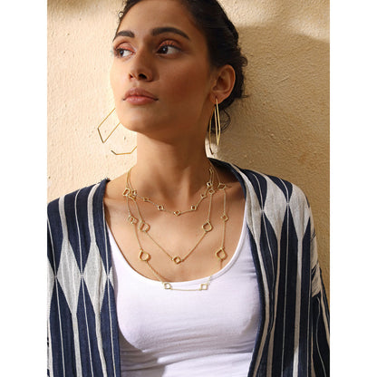 VARNIKA ARORA Strata Golden Necklace