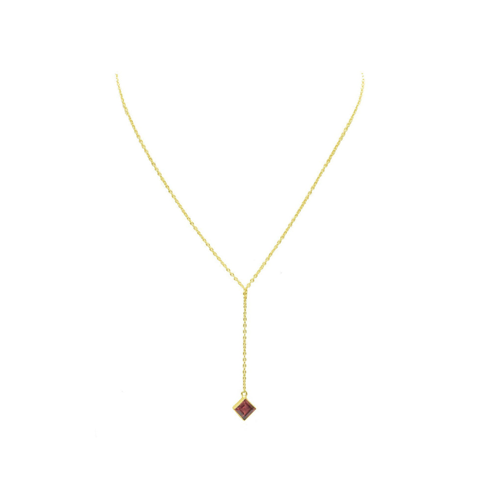 VARNIKA ARORA Lamina Maroon Necklace