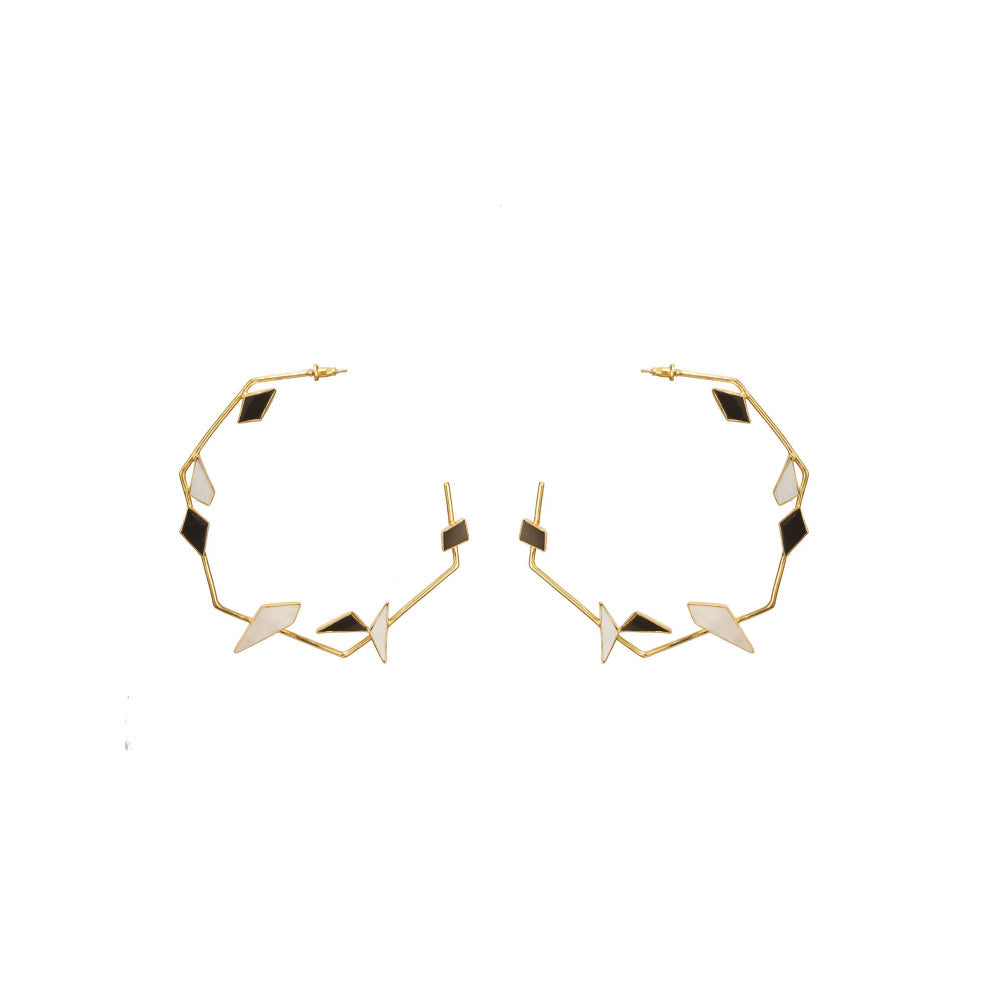 VARNIKA ARORA Lucid Multi-Color Hoops