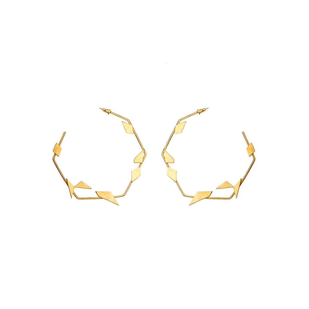 VARNIKA ARORA Lucid Golden Hoops