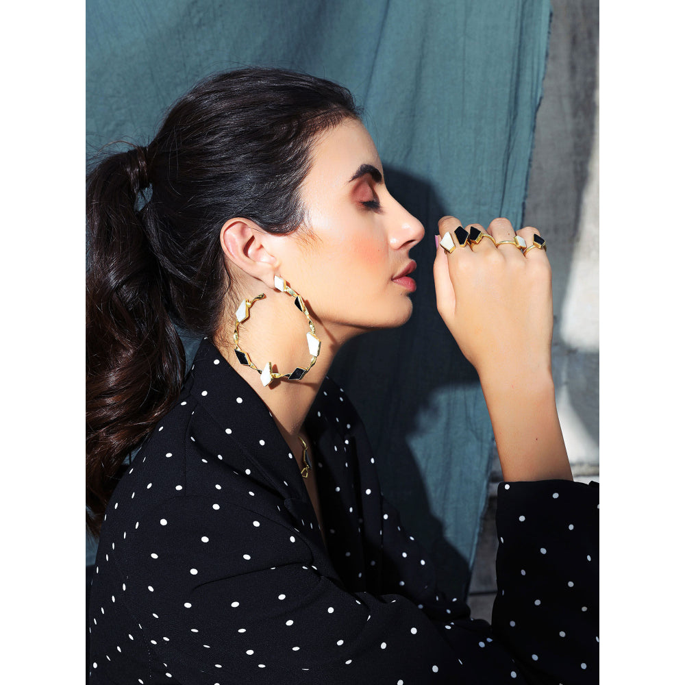 VARNIKA ARORA Ringlet Multi-Color Hoops