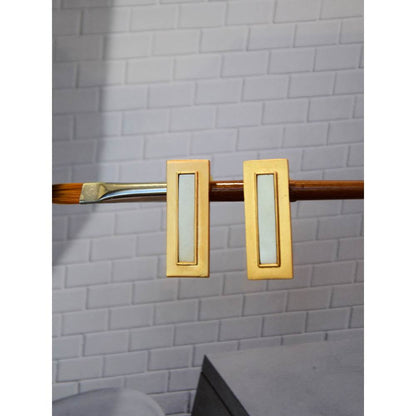 Suhani Pittie White 22k Gold Plated Earrings