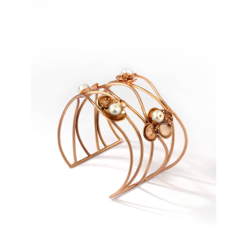 Suhani Pittie Amazonian Cuff With Pearls