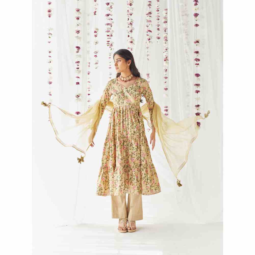 Old Marigold Aliza Kurta (Set of 3)