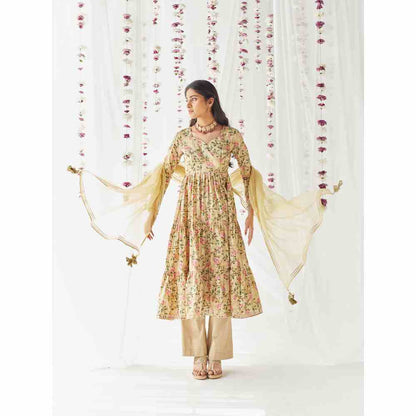 Old Marigold Aliza Kurta (Set of 3)