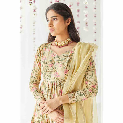 Old Marigold Aliza Kurta (Set of 3)