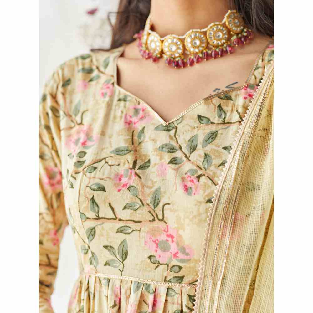 Old Marigold Aliza Kurta (Set of 3)