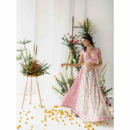 Old Marigold Chameli Lehenga Set (Set of 3)
