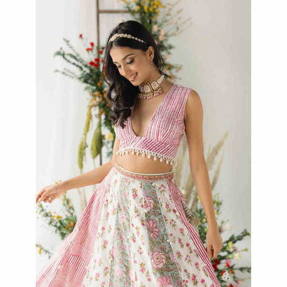 Old Marigold Chameli Lehenga Set (Set of 3)