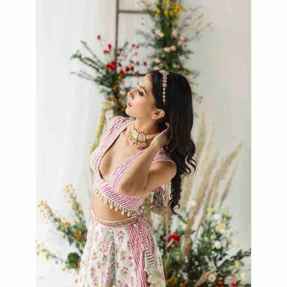 Old Marigold Chameli Lehenga Set (Set of 3)