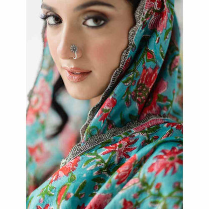 Old Marigold Dahlia Lehenga Set (Set of 3)