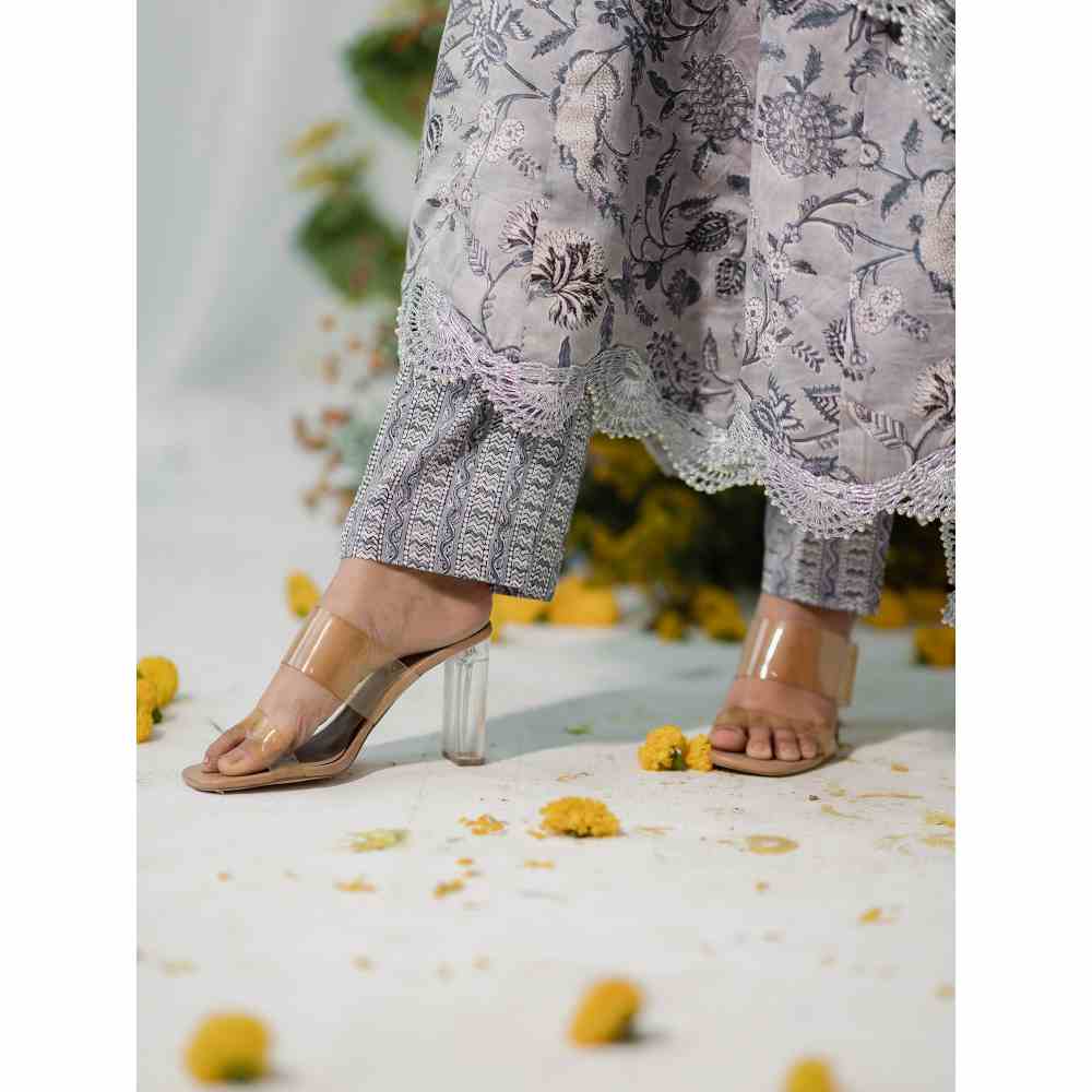 Old Marigold Daisy Anarkali (Set of 3)