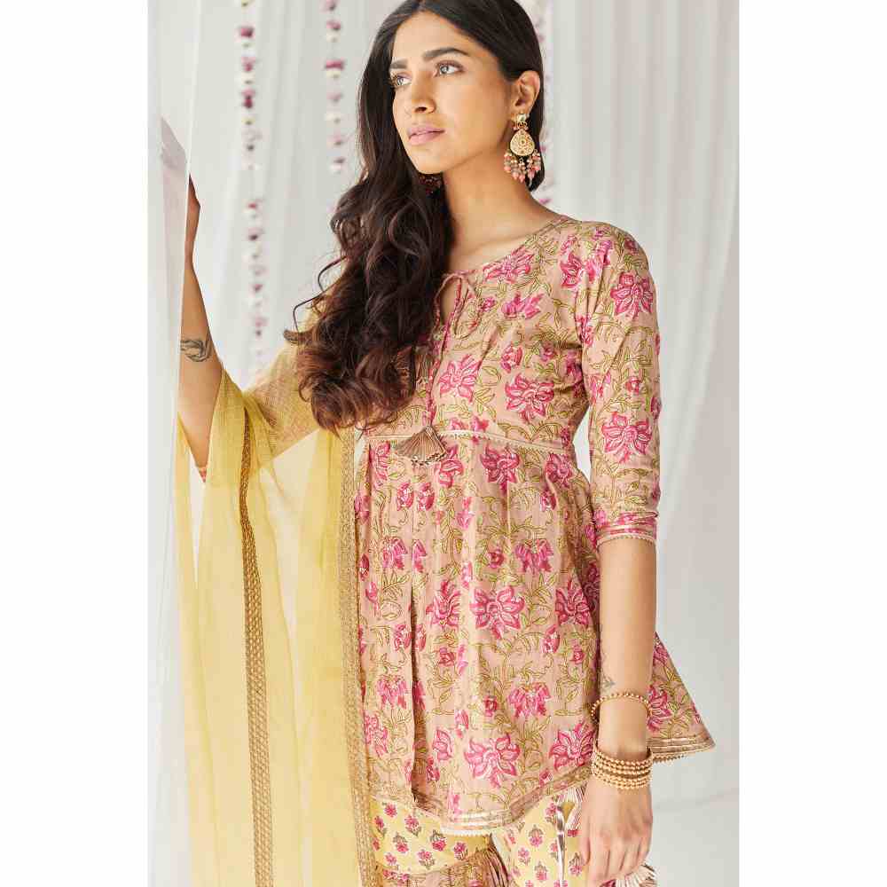 Old Marigold Gauhar Gharara (Set of 3)