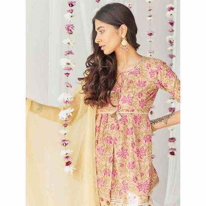 Old Marigold Gauhar Gharara (Set of 3)