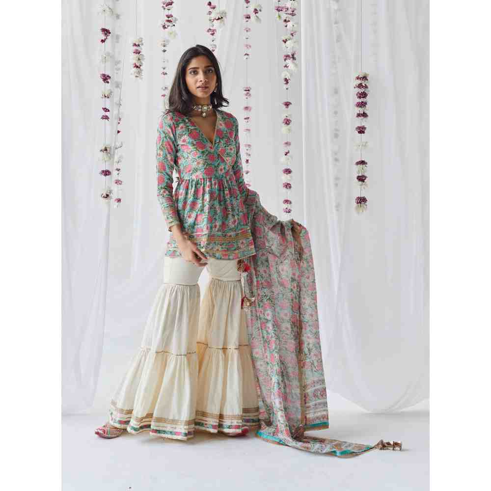 Old Marigold Gul Gharara (Set of 3)