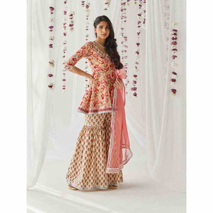 Old Marigold Raahat Gharara (Set of 3)