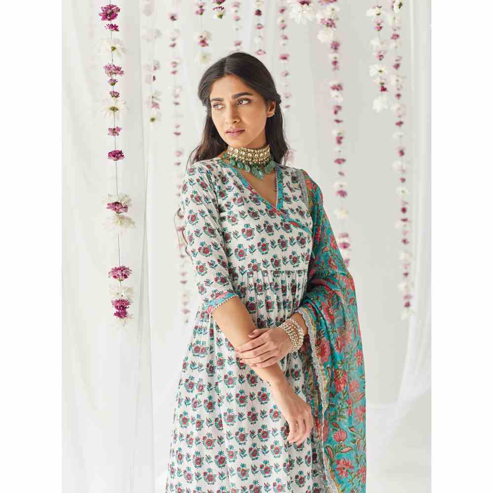 Old Marigold Zainab Kurta (Set of 3)