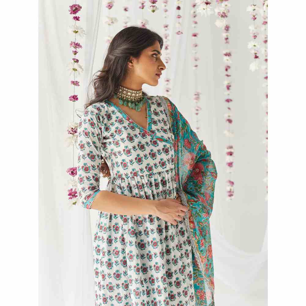 Old Marigold Zainab Kurta (Set of 3)
