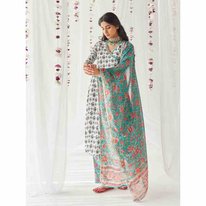 Old Marigold Zainab Kurta (Set of 3)