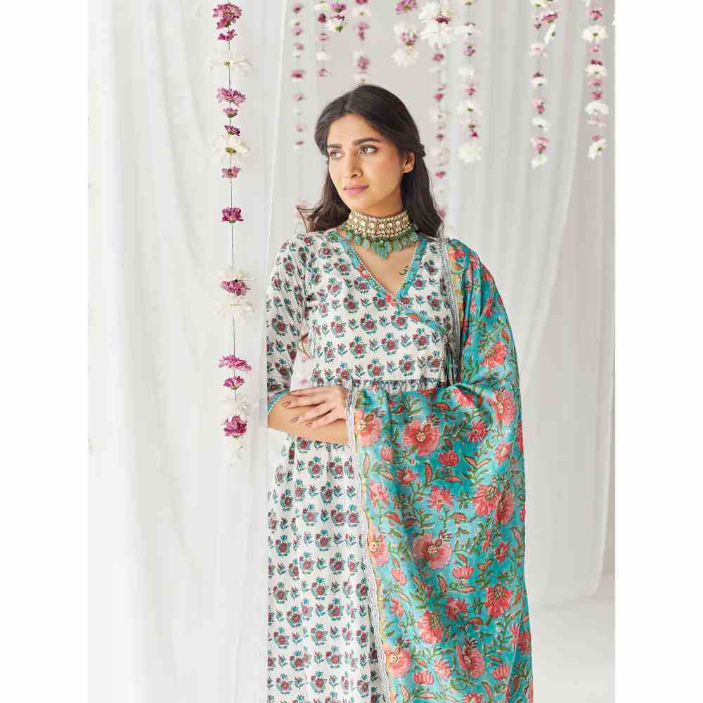 Old Marigold Zainab Kurta (Set of 3)