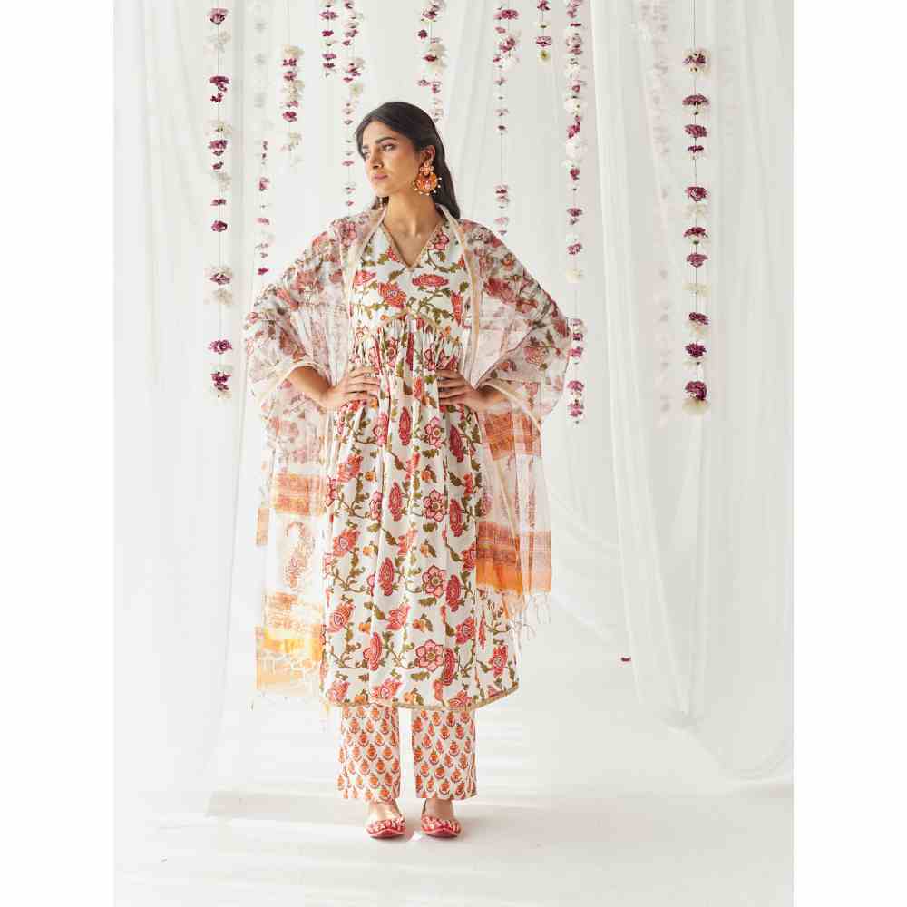 Old Marigold Zarra Kurta (Set of 3)