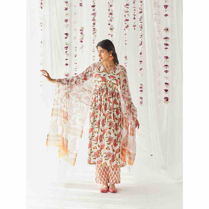 Old Marigold Zarra Kurta (Set of 3)