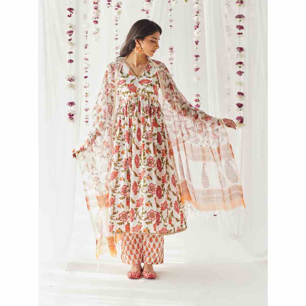 Old Marigold Zarra Kurta (Set of 3)