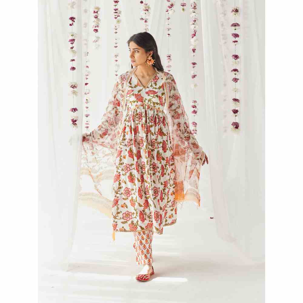 Old Marigold Zarra Kurta (Set of 3)