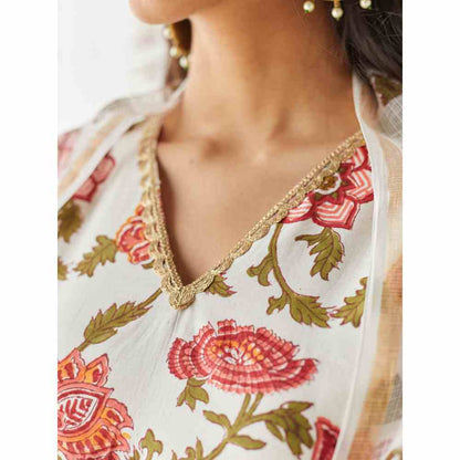 Old Marigold Zarra Kurta (Set of 3)