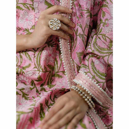 Old Marigold Hyacinth Anarkali (Set of 3)