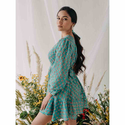 Old Marigold Ariel One Shoulder Dress
