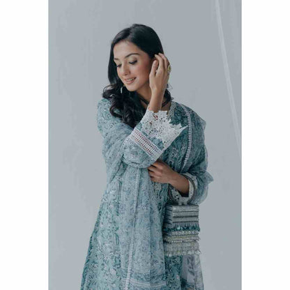 Old Marigold Floral Printed Aria Cotton Kurta (Set of 3)