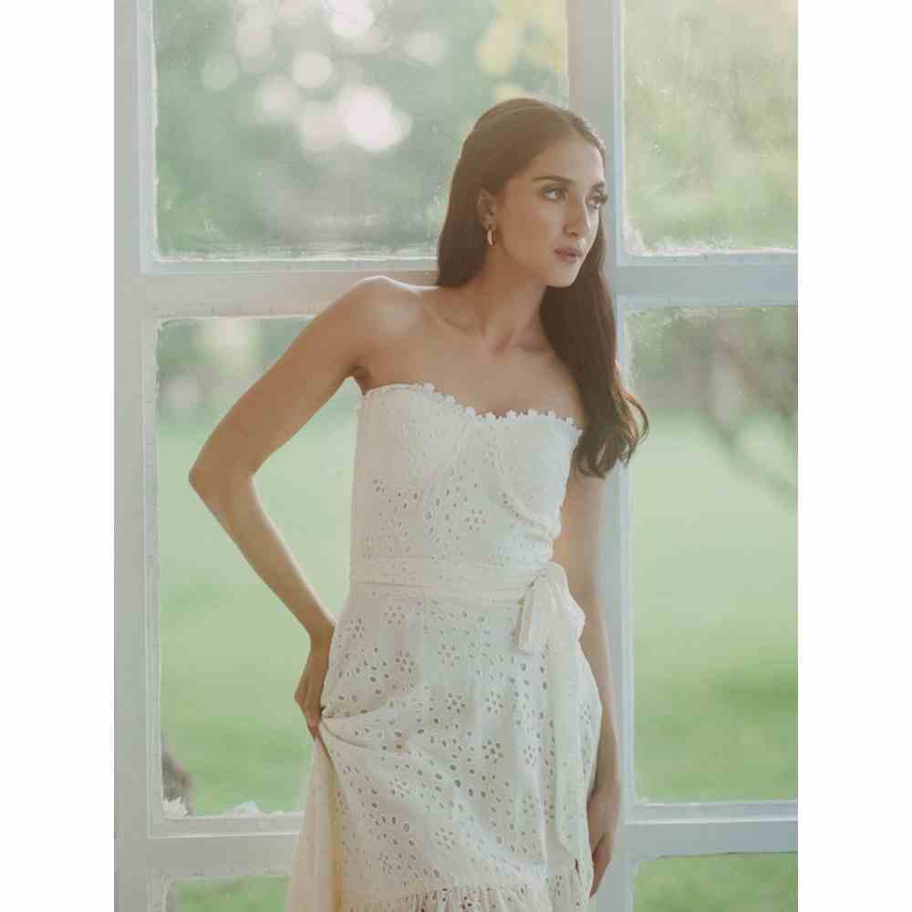 Old Marigold Ophelia Corset Midi Dress with Belt (Set of 2)