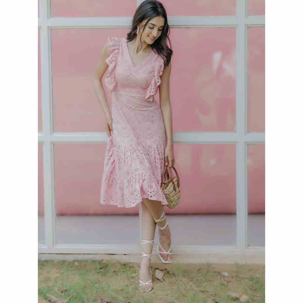 Old Marigold Dorris Detailing Midi Dress