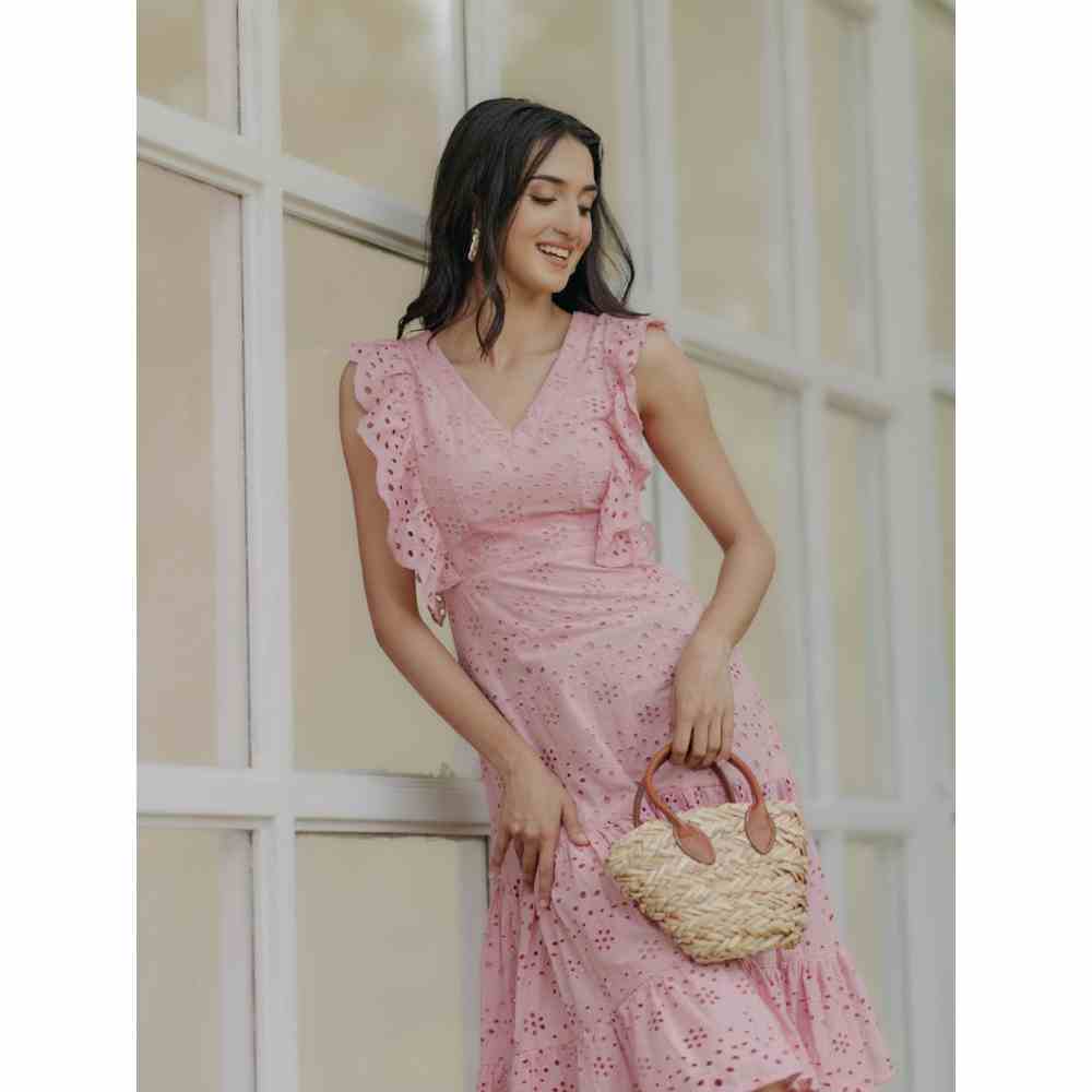 Old Marigold Dorris Detailing Midi Dress