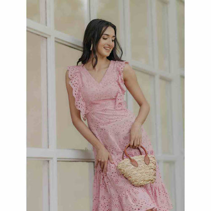 Old Marigold Dorris Detailing Midi Dress