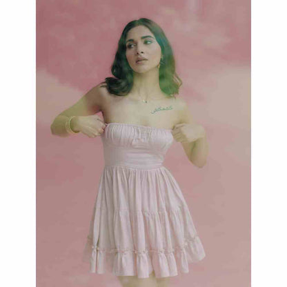 Old Marigold Cora Strapless Mini Dress