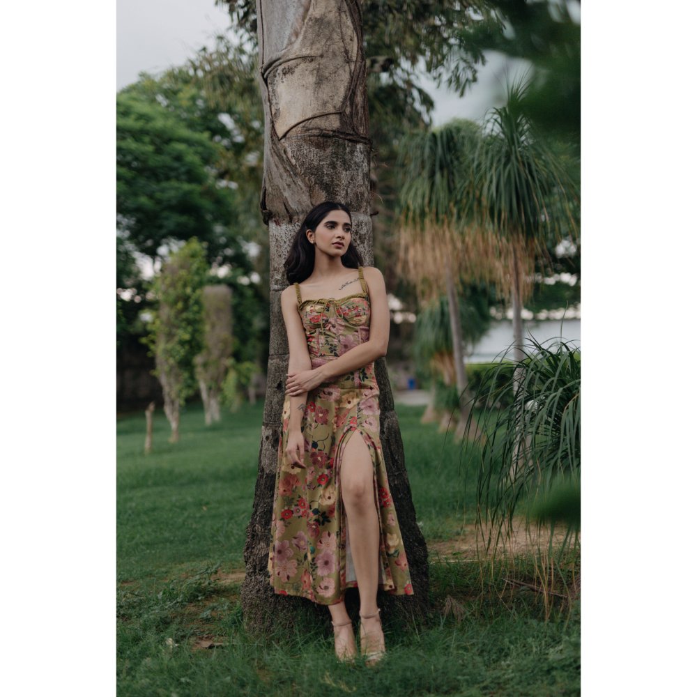 Old Marigold Aurelia Bustier Sun Maxi Dress
