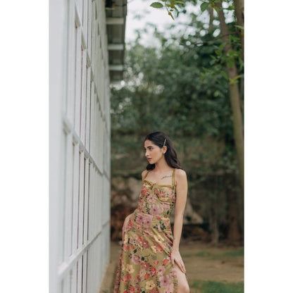 Old Marigold Aurelia Bustier Sun Maxi Dress
