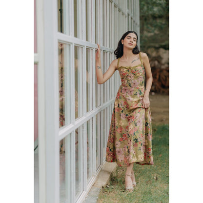 Old Marigold Aurelia Bustier Sun Maxi Dress
