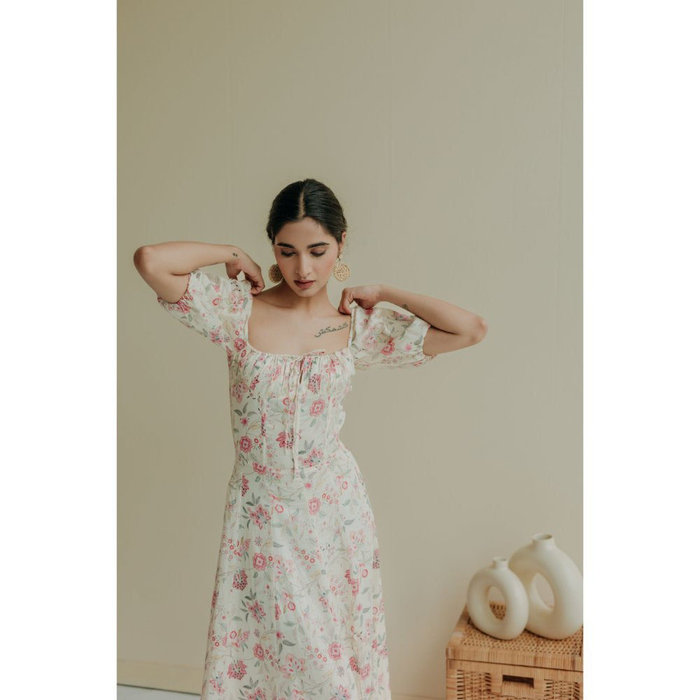 Old Marigold Calantha Square Neck Maxi Sun Dress