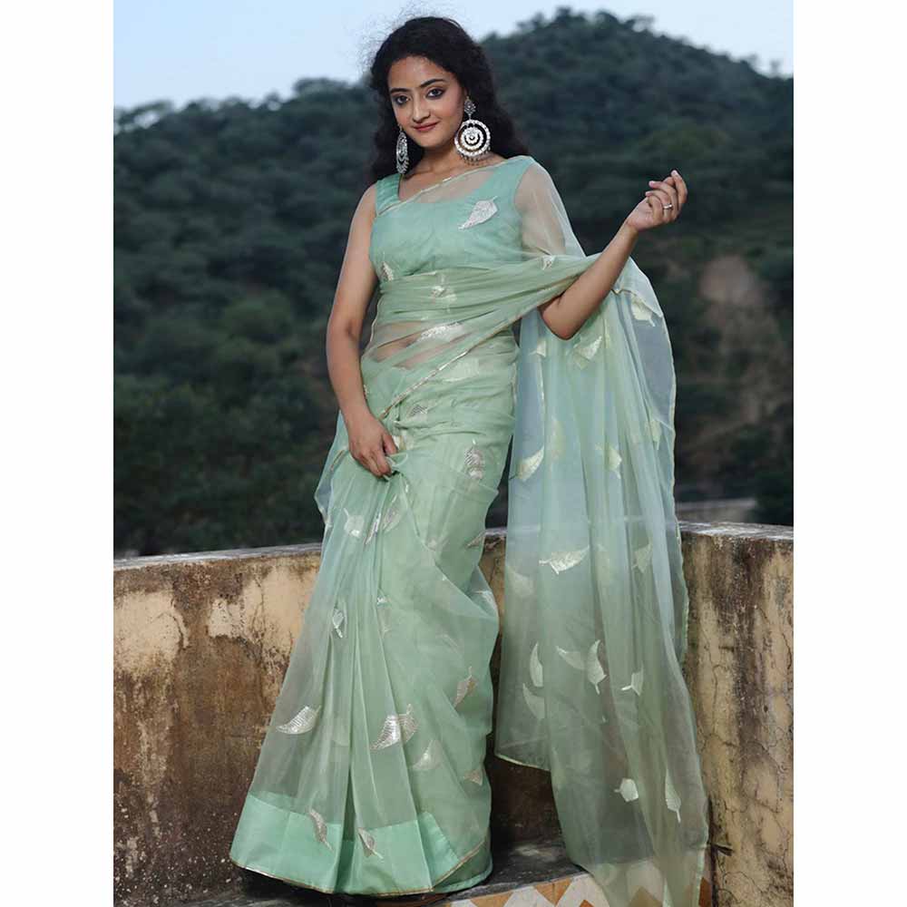 ONEWE INDIA Lalita Saree with Unstitched Blouse