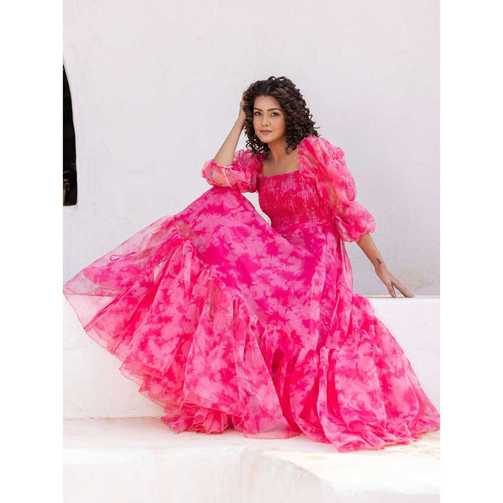 ONEWE INDIA Fairytale Pink Dream Dress (2XS)