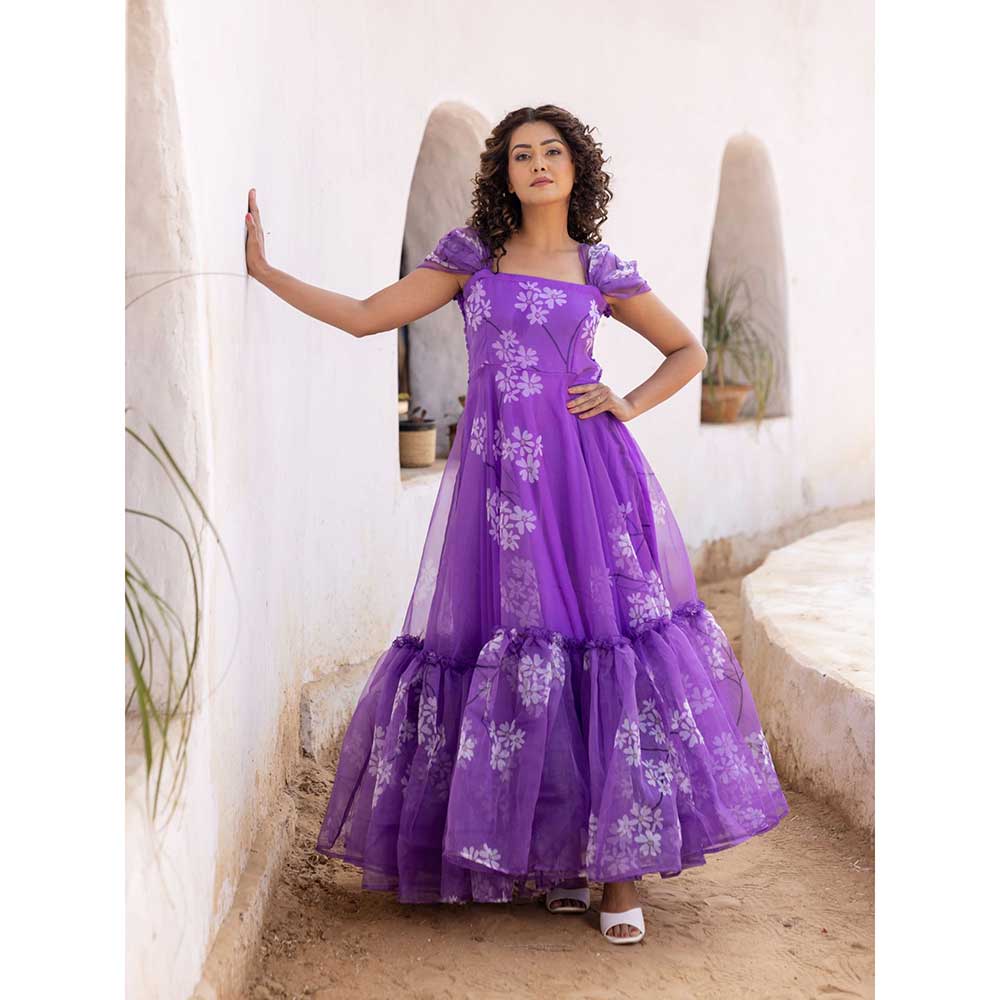 ONEWE INDIA Twinkle Purple Dream Dress (2XS)